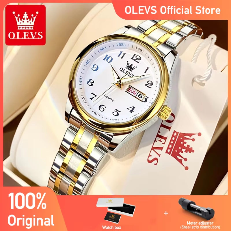 Women'S Wrist Watch Original Luxury Watches for Ladies Waterproof Stainless Steel Quartz Woman Wristwatch Gold 2022 Trend