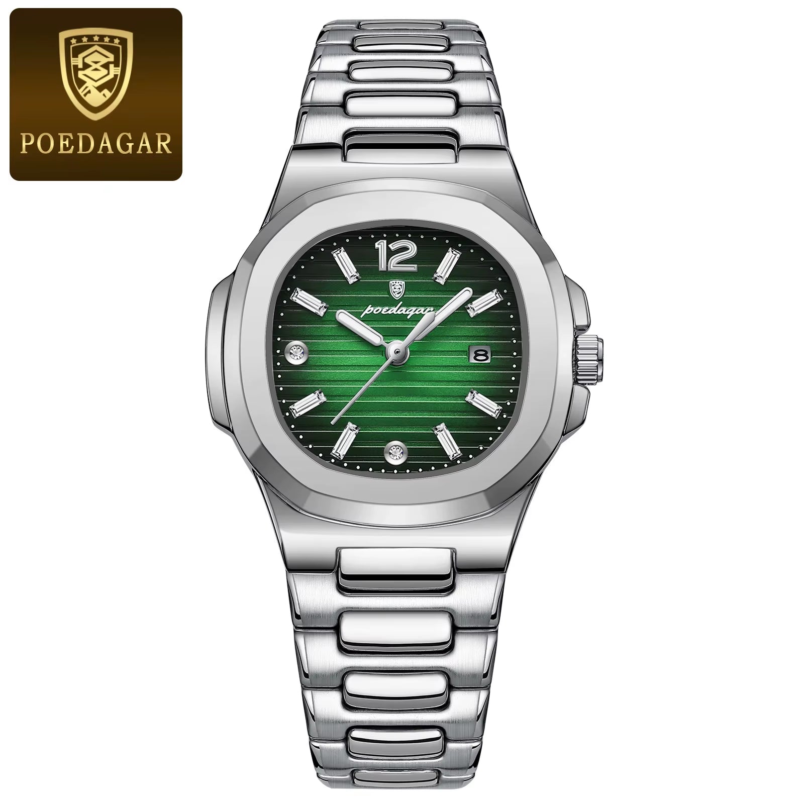 Luxury Watch for Woman Square Ladies Quartz Watch Luminous Waterproof Date Women'S Watches Dress Female Clock Reloj+Box